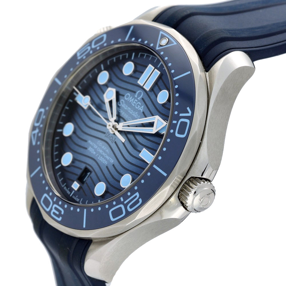 Pre-Owned OMEGA Seamaster 210.32.42.20.03.002 2024 "Summer Blue" Watch