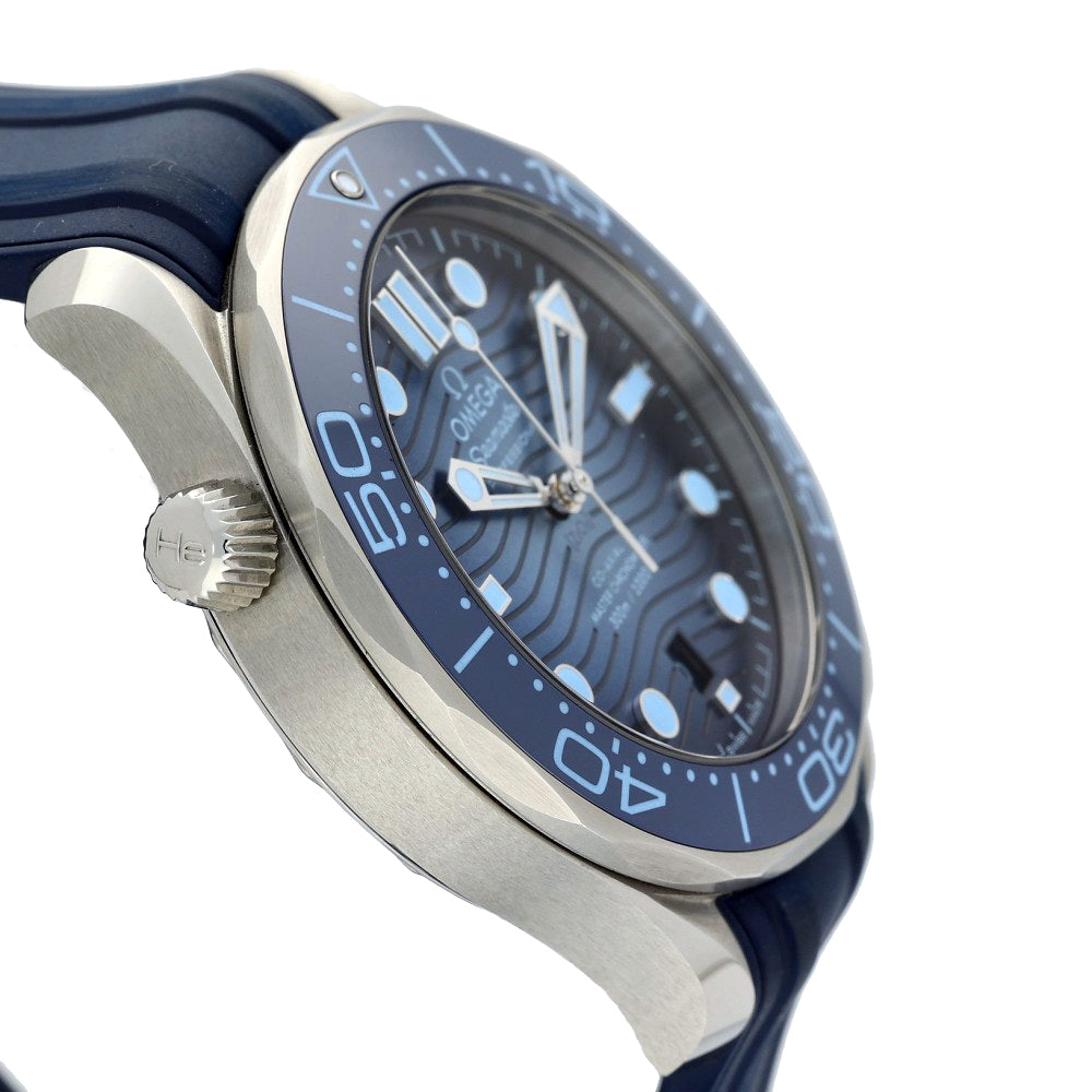 Pre-Owned OMEGA Seamaster 210.32.42.20.03.002 2024 "Summer Blue" Watch