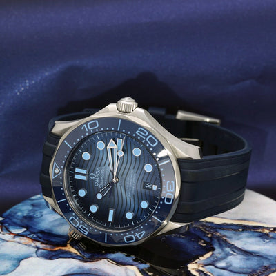 Pre-Owned OMEGA Seamaster 210.32.42.20.03.002 2024 "Summer Blue" Watch
