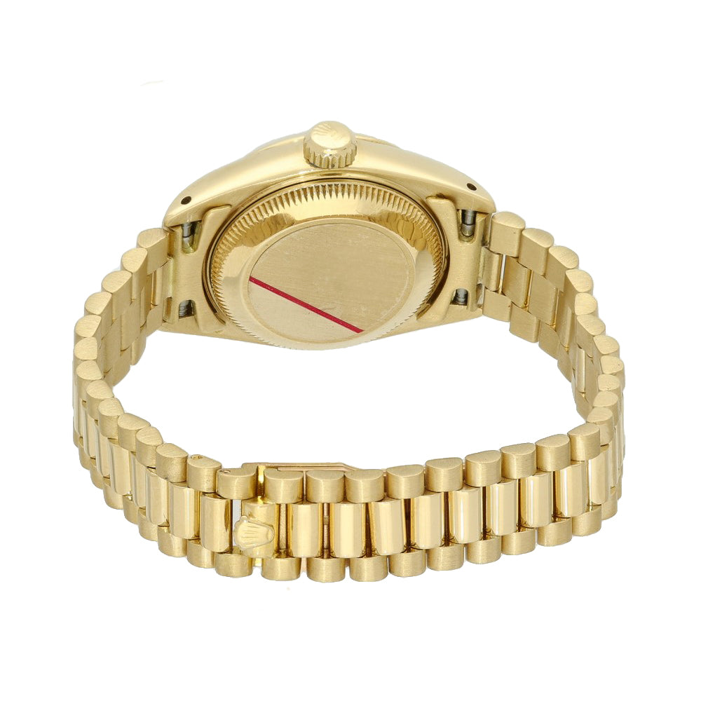 Pre-owned 18ct Yellow Gold Rolex Datejust M#69178  26mm Watch on President Bracelet 1984