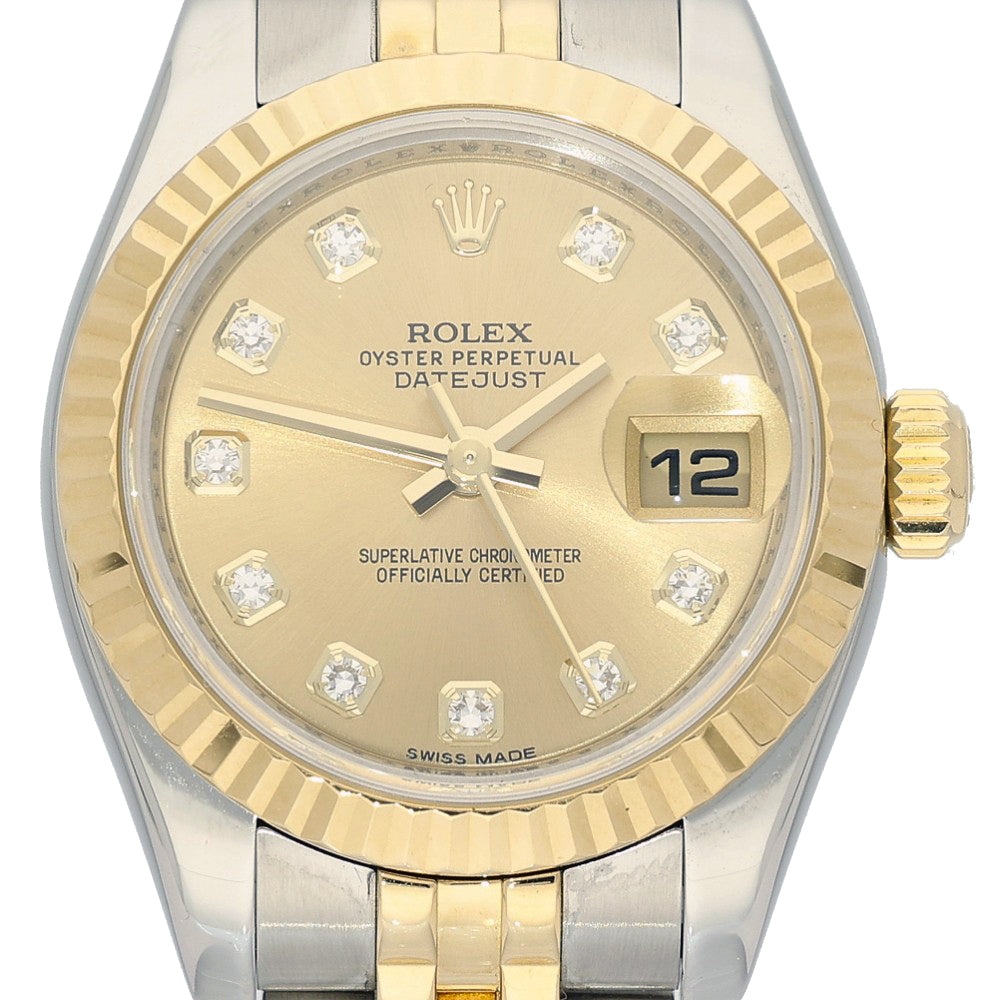 Pre-owned Rolex Ladies Datejust 179173 2014 Watch