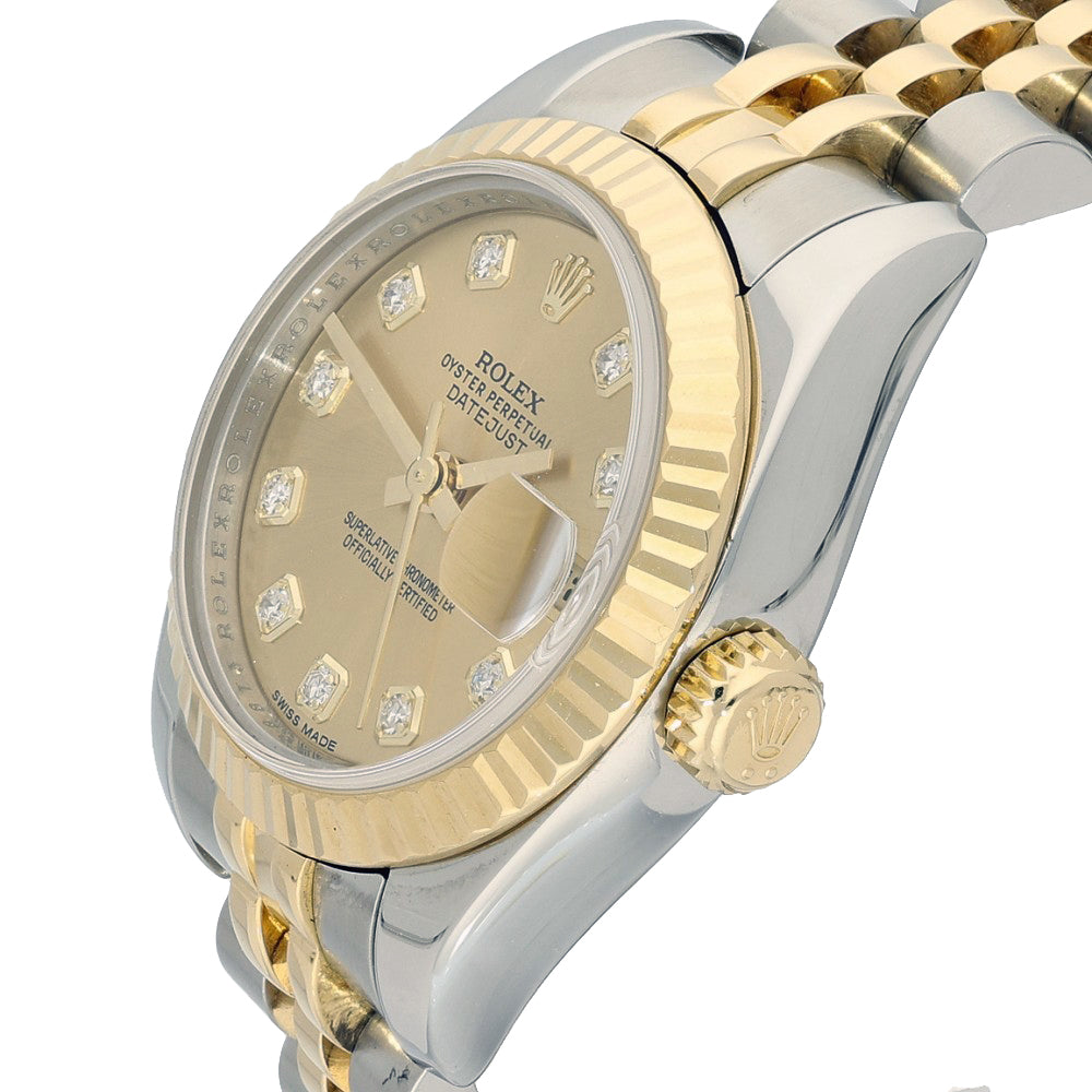 Pre-owned Rolex Ladies Datejust 179173 2014 Watch