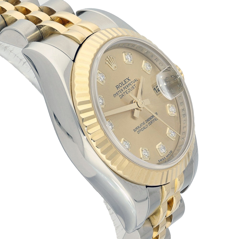 Pre-owned Rolex Ladies Datejust 179173 2014 Watch