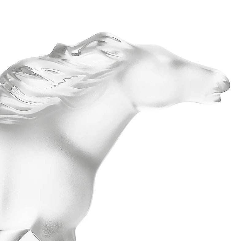 Lalique Kazak Horse Sculpture - Clear Crystal 1204800