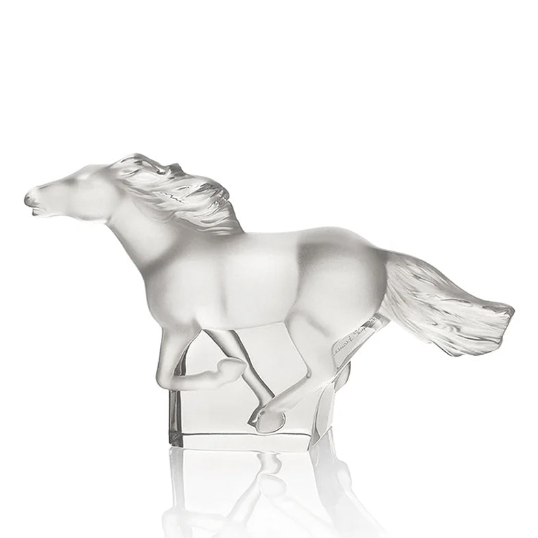 Lalique Kazak Horse Sculpture - Clear Crystal 1204800