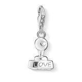 Thomas Sabo Sterling Silver Love Stamp Charm 1312-001-12