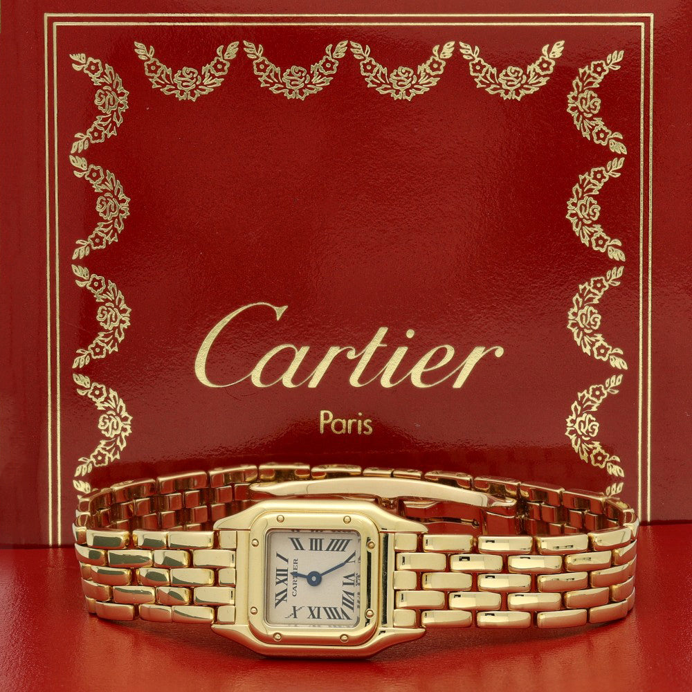 Pre-Owned 18ct Cartier Panthere 1130 Watch