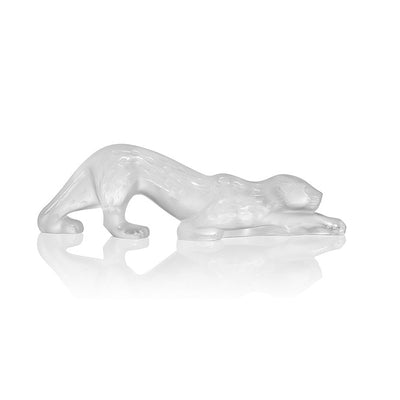 Lalique Zeila Panther Small Sculpture - Clear Crystal 1405200