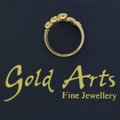 18ct Yellow Gold 1ct Bezel Set Diamond Cocktail Ring