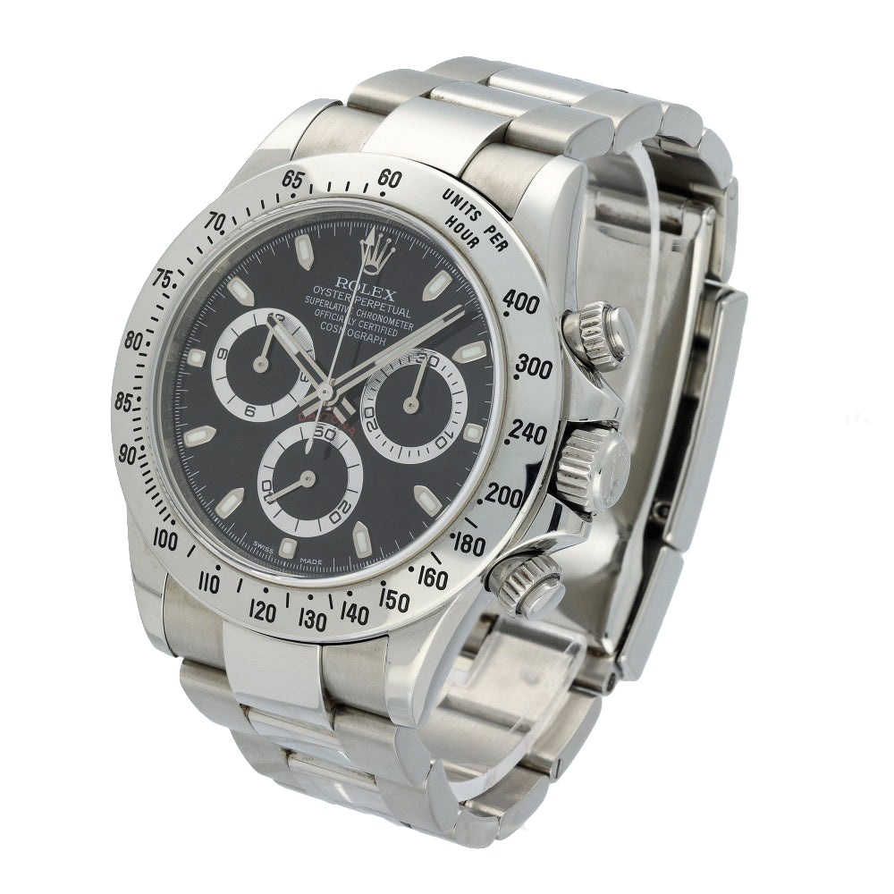 Pre-owned Rolex Daytona 116520 2011 (Sultan of Oman Stamped Paperwork) Watch