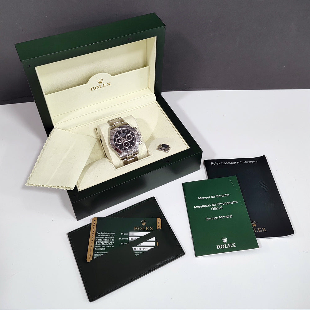 Pre-owned Rolex Daytona 116520 2011 (Sultan of Oman Stamped Paperwork) Watch