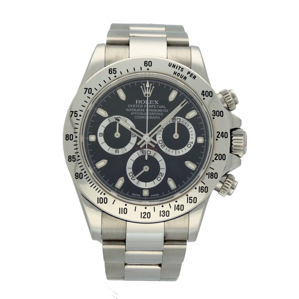 Pre-owned Rolex Daytona 116520 2011 (Sultan of Oman Stamped Paperwork) Watch