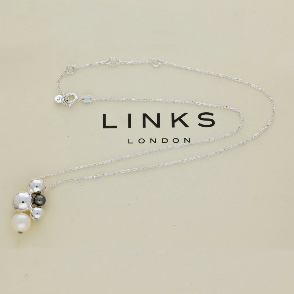 Pre-loved Links of London Silver Effervescence Pearl Necklace