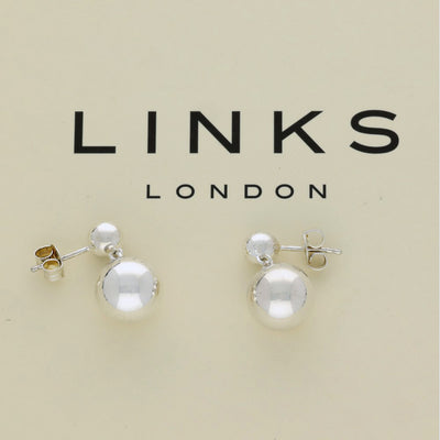 Pre-loved Links of London Silver Ball Drop Earrings