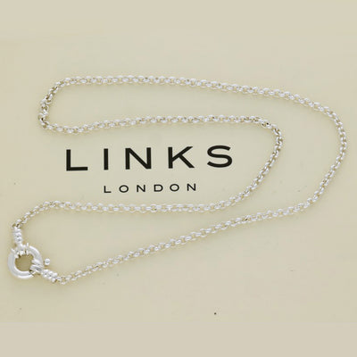 Pre-loved Links of London Silver Belcher Chain - 42cm