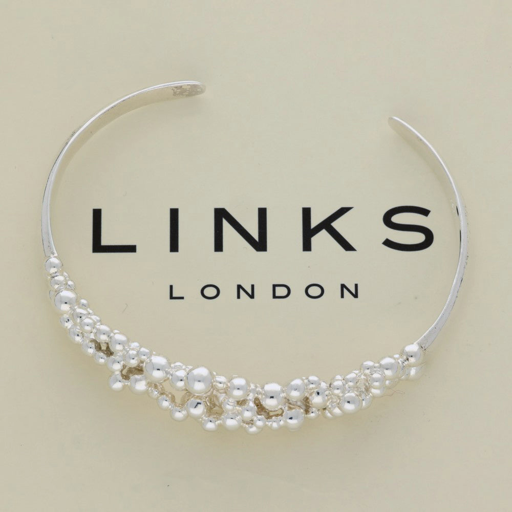 Pre-loved Links of London Silver Effervescence Bubble Bangle