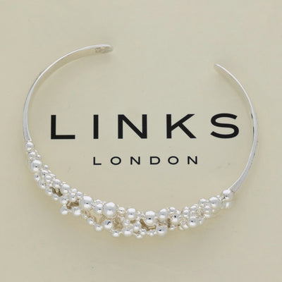 Pre-loved Links of London Silver Effervescence Bubble Bangle