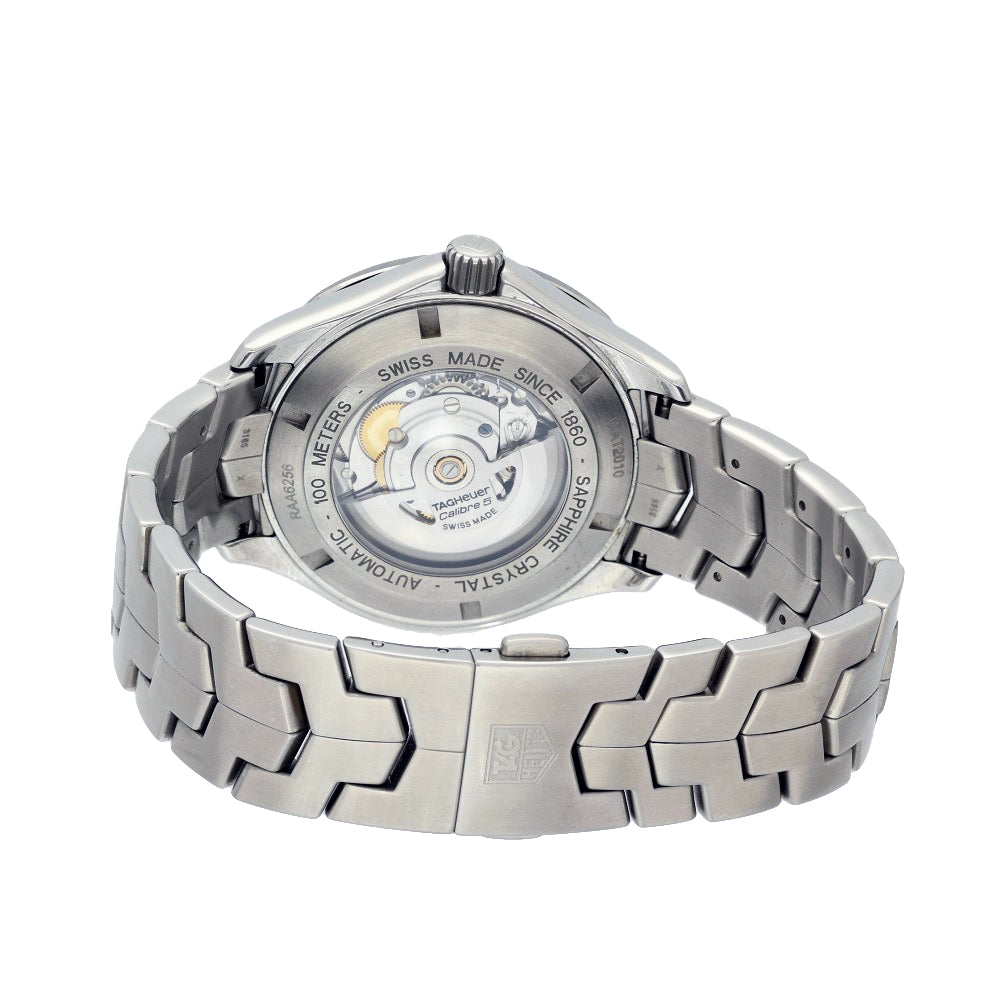 Pre-owned Tag Heuer Link Calibre 5 WAT2010 42mm Black Dial Automatic Watch
