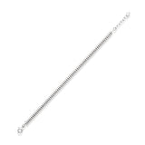 Silver 7" 3mm Bead Bracelet