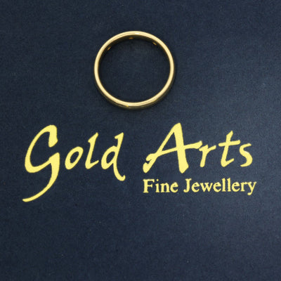 Pre-owned 18ct Yellow Gold 3.8mm Diamond Set Band Ring