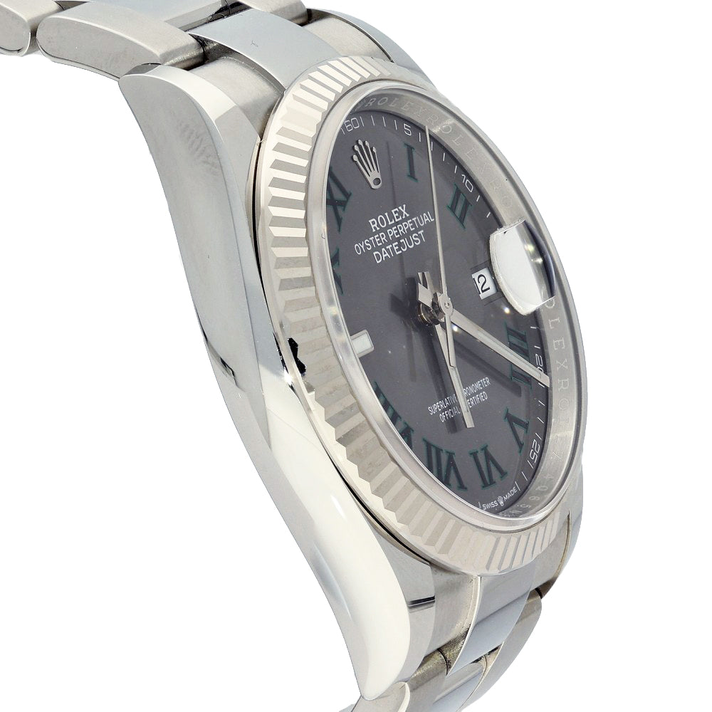 Pre-owned Rolex Datejust 126234 2022 Wimbledon Dial 36mm Watch