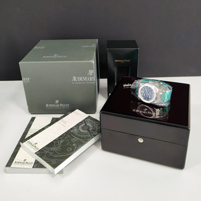 Pre-owned Audemars Piguet Royal Oak Dual Time 26120ST.OO.1220ST.02 2010 Watch