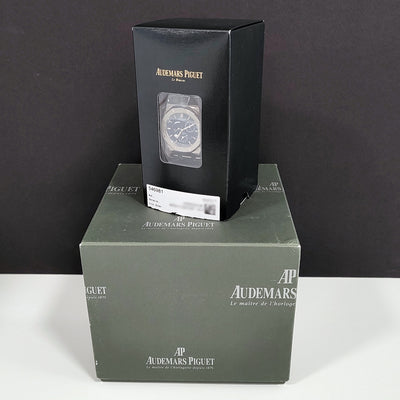 Pre-owned Audemars Piguet Royal Oak Dual Time 26120ST.OO.1220ST.02 2010 Watch