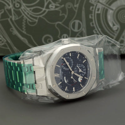 Pre-owned Audemars Piguet Royal Oak Dual Time 26120ST.OO.1220ST.02 2010 Watch