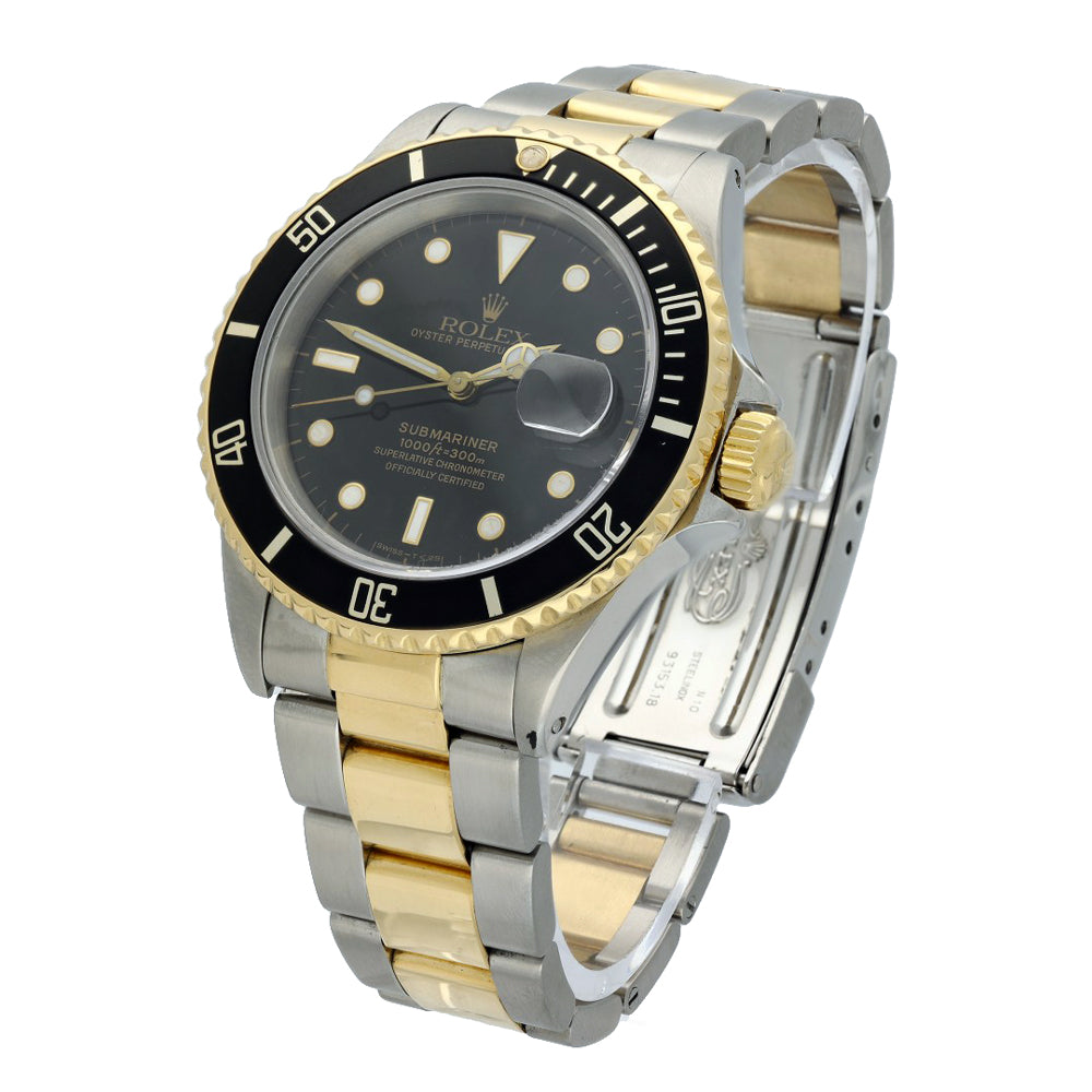 Preowned Rolex Submariner 16613 1989 Watch