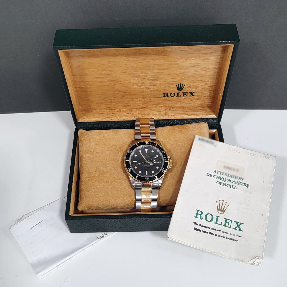 Preowned Rolex Submariner 16613 1989 Watch