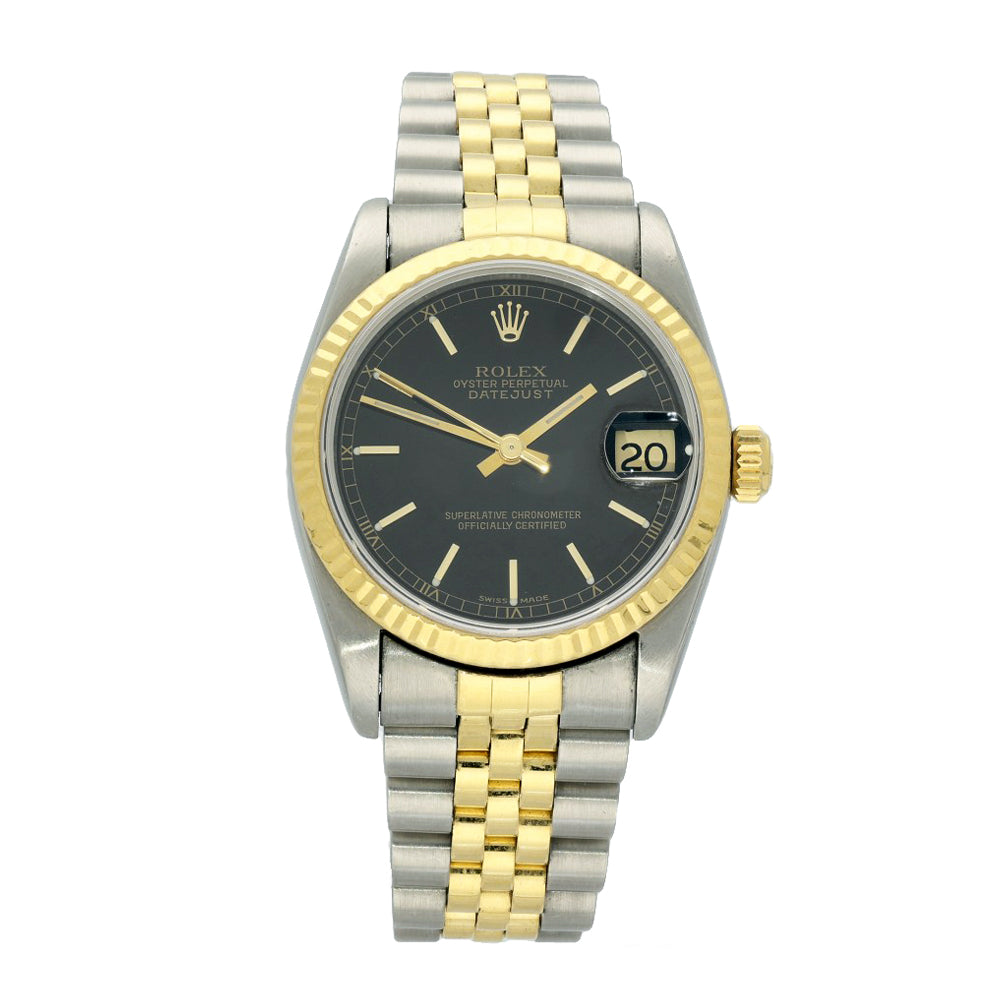 Preowned Ladies Rolex Date Just 31mm 68273 1993 Watch