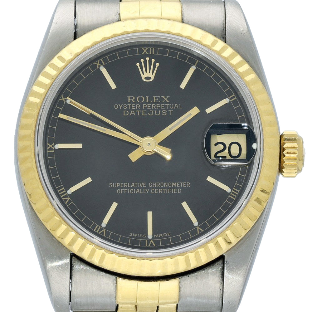 Preowned Ladies Rolex Date Just 31mm 68273 1993 Watch