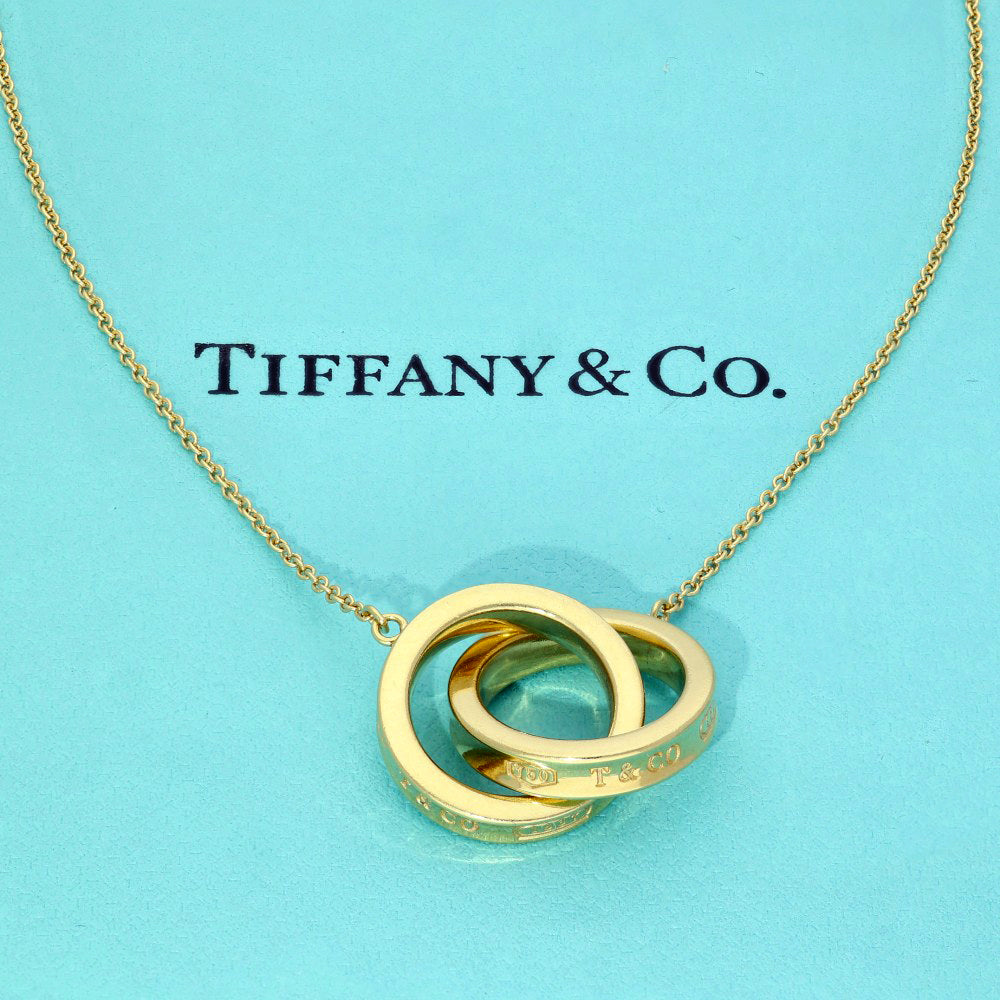 Pre-loved 18ct Yellow Gold Tiffany & Co 1837 Interlocking Circles Pendant Small 60011480