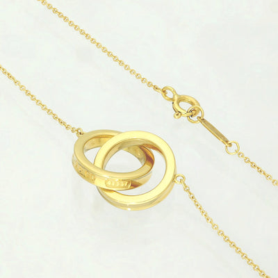 Pre-loved 18ct Yellow Gold Tiffany & Co 1837 Interlocking Circles Pendant Small 60011480