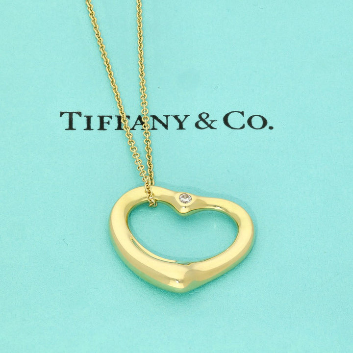 Pre-loved 18ct Gold Tiffany Elsa Peretti Open Heart Diamond