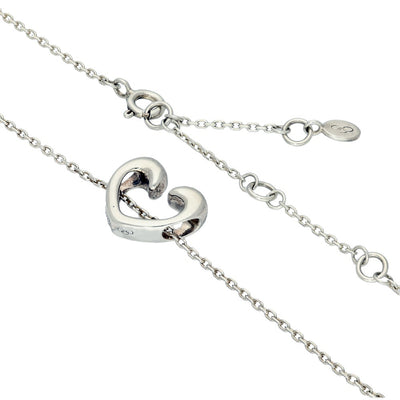 Links of London Silver Heart Charm Catcher with 18" Chain