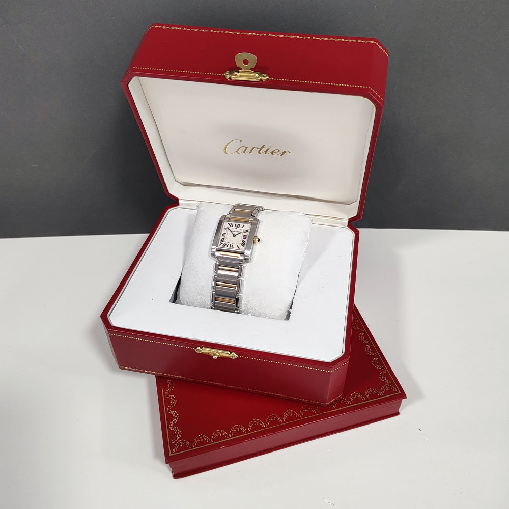 Pre-owned Cartier Tank Francaise 2301 Watch