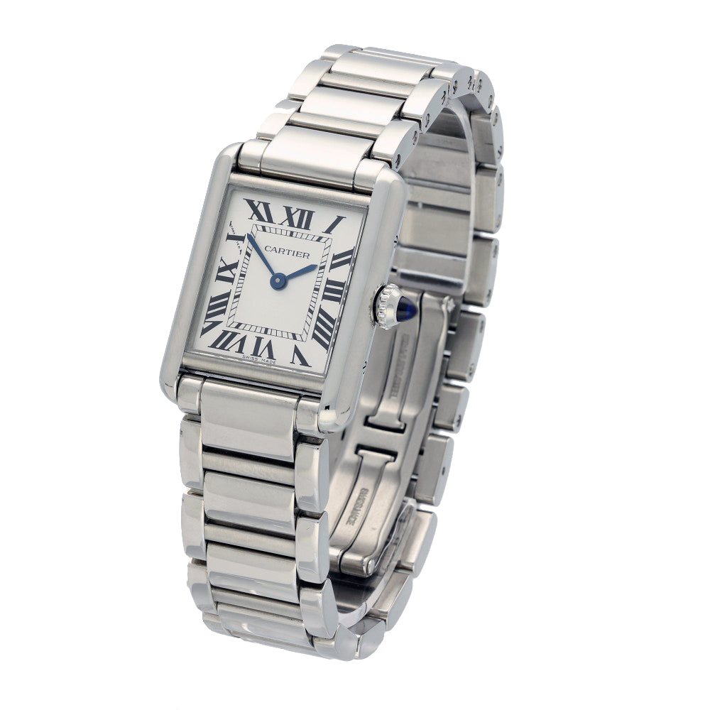 Pre-owned Cartier Tank Must Steel WSTA0051 Watch