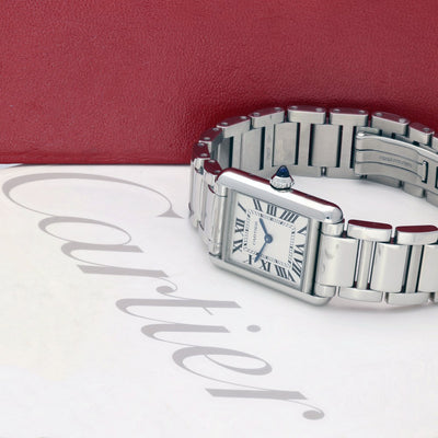 Pre-owned Cartier Tank Must Steel WSTA0051 Watch