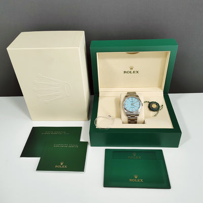 Preowned Rolex Oyster Perpetual "Tiffany" 124300 2021 Watch