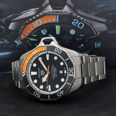 Pre-owned TAG Heuer Aquaracer Professional 1000 Superdiver Titanium Watch