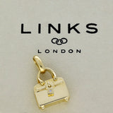Pre-loved Links of London Solid 18ct Yellow Gold Tres Chic Handbag Charm