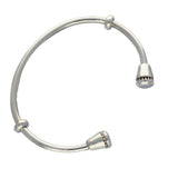Pre-loved Links of London Silver Amulet Silver Cuff Bangle 5010.3440