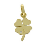 Pre-loved Links of London Solid 18ct Yellow Gold & Diamond Clover Charm