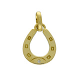 Pre-loved Links of London Solid 18ct Yellow Gold & Diamond Horseshoe Charm