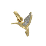 Pre-loved Links of London Solid 18ct Yellow Gold & Diamond Hummingbird Charm
