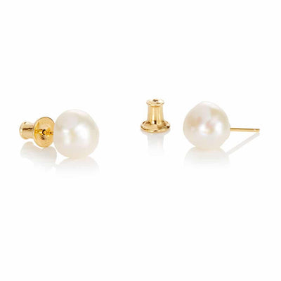 Jersey Pearl Baroque Pearl Stud Earrings 1906561