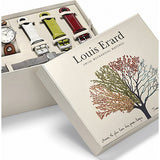 Louis Erard Romance 4 Seasons Quartz White Mother of Pearl Diamond Dial Watch Set
