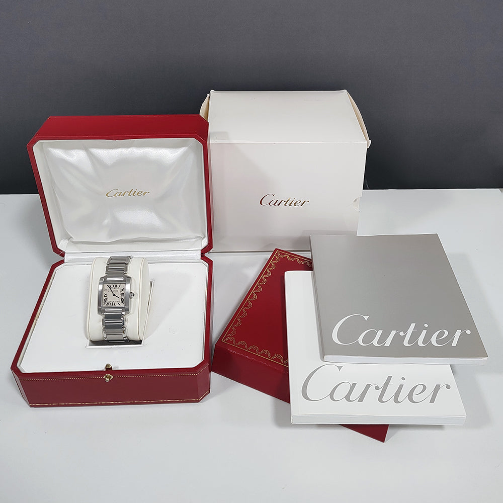 Pre-owned Cartier Tank Francaise 3571 Watch