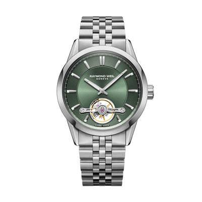 Raymond Weil Freelancer Automatic 42mm Green Dial Men's Watch 2781-ST-52051